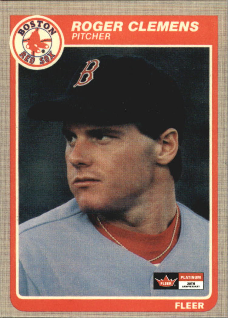 2001 Fleer Platinum 20th Anniversary Reprints #6 Roger Clemens 85F