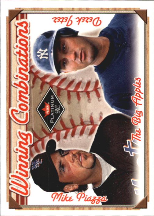 2001 Fleer Platinum Winning Combinations #6 M.Piazza/D.Jeter/500