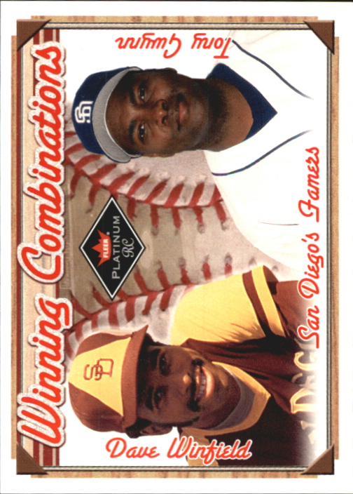 2001 Fleer Platinum Winning Combinations #7 D.Winfield/T.Gwynn/2000