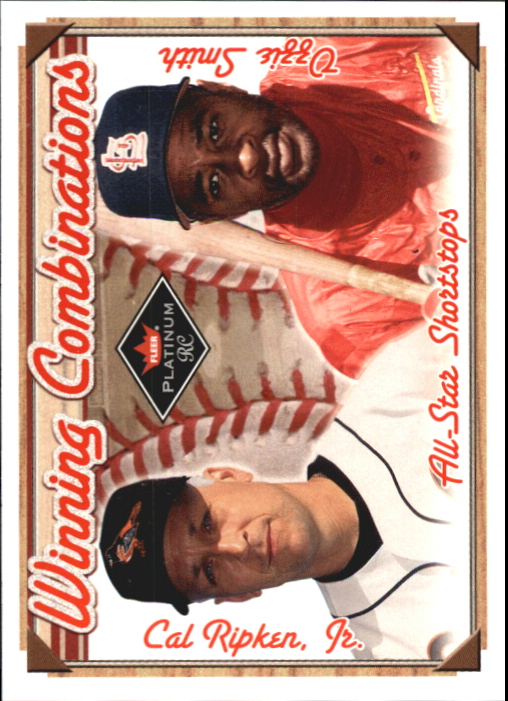 2001 Fleer Platinum Winning Combinations #9 C.Ripken/O.Smith/1000