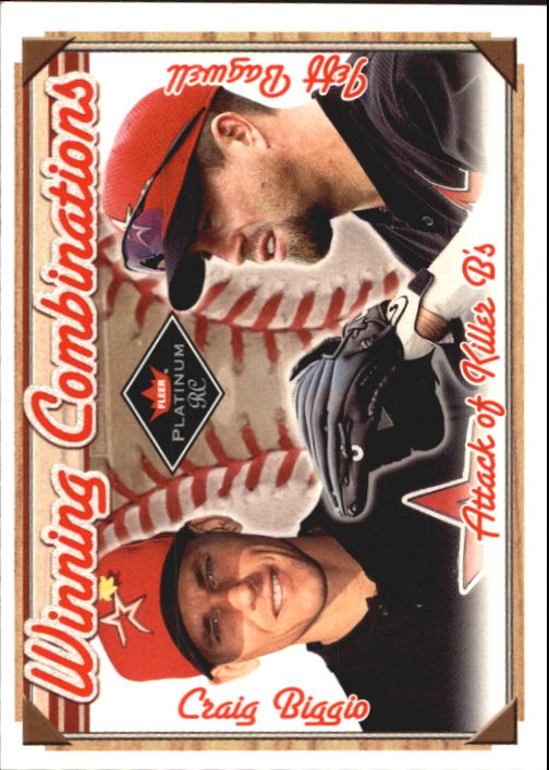 2001 Fleer Platinum Winning Combinations #11 J.Bagwell/C.Biggio/1000