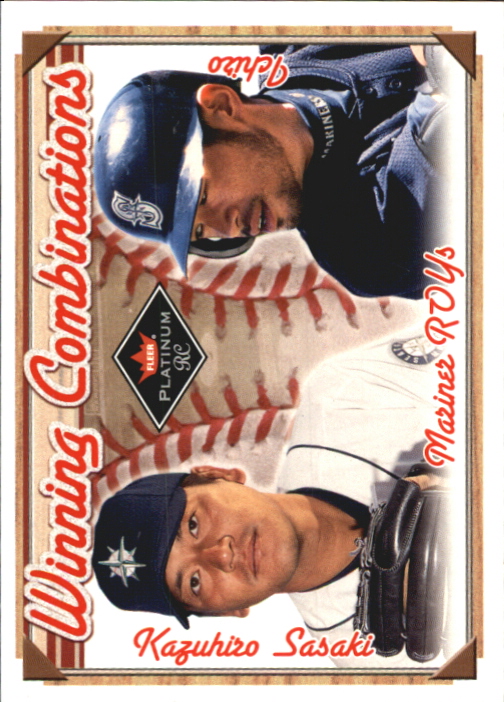 2001 Fleer Platinum Winning Combinations #15 K.Sasaki/I.Suzuki/500