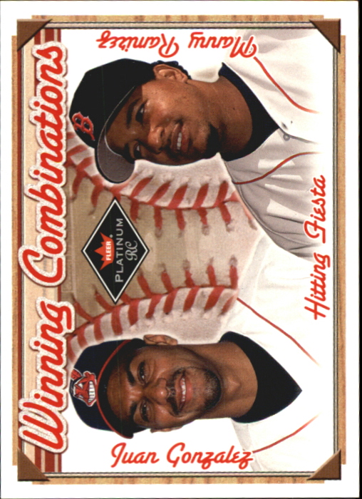 2001 Fleer Platinum Winning Combinations #22 J.Gonzalez/M.Ramirez Sox/2000