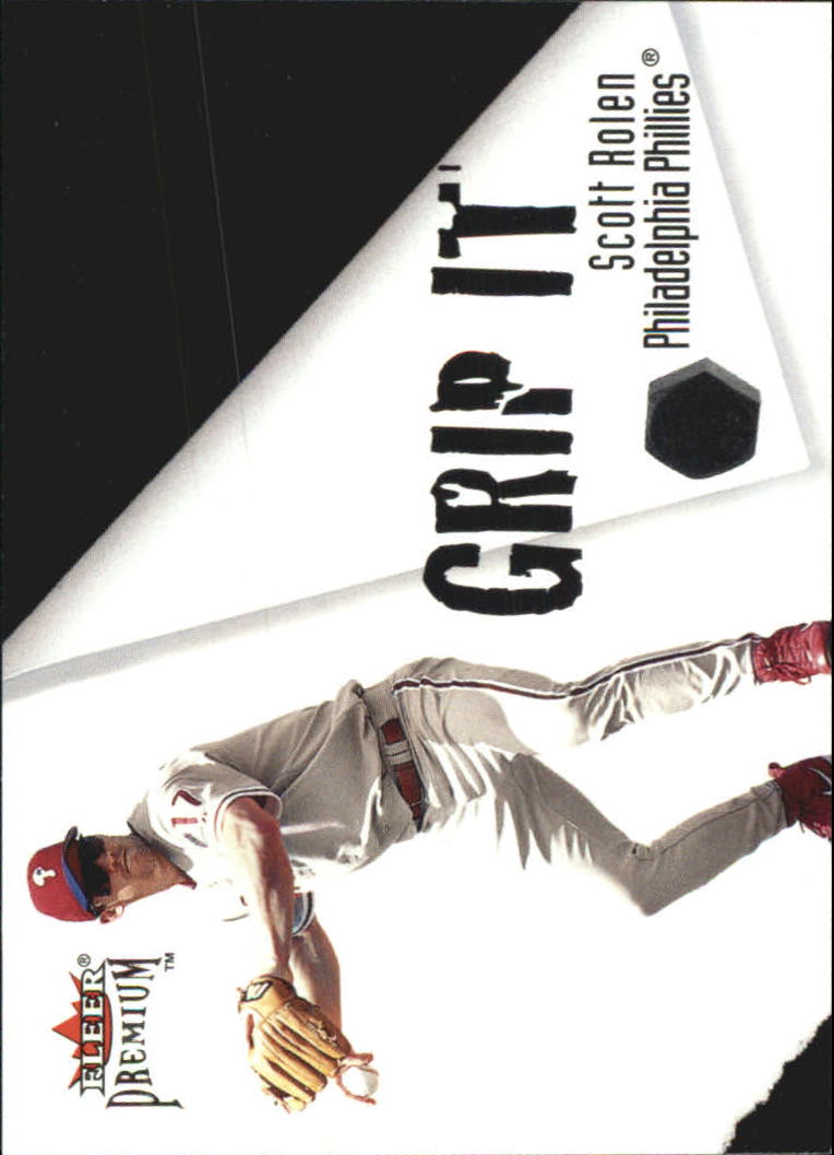 2001 Fleer Premium Grip It and Rip It #GRP2 S.Rolen/P.Burrell