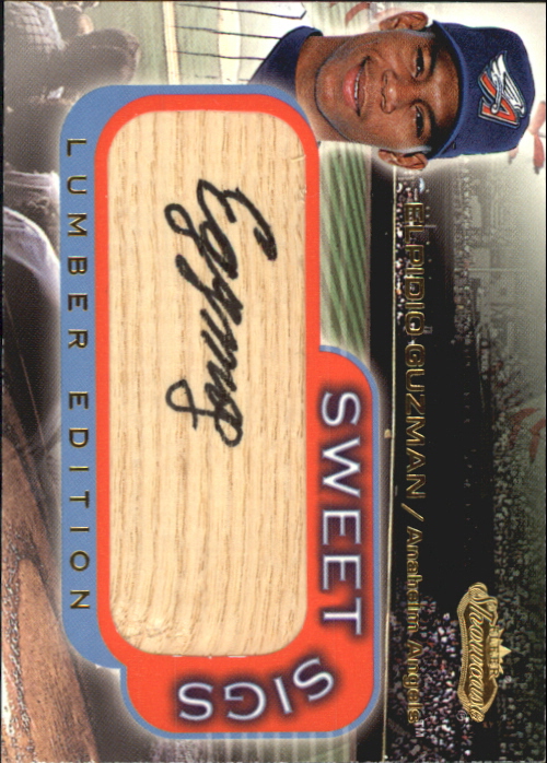 2001 Fleer Showcase Sweet Sigs Lumber #11 Elpidio Guzman