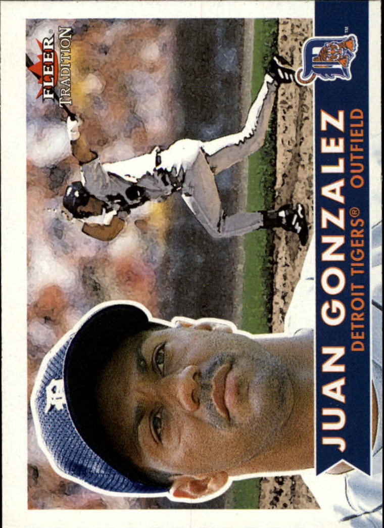 2001 Fleer Tradition #50 Juan Gonzalez