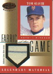 2001 Leaf Certified Materials Fabric of the Game #26BA Tom Seaver SP
