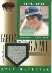 2001 Leaf Certified Materials Fabric of the Game #82BA Steve Garvey