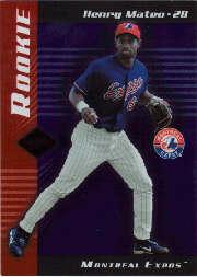 2001 Leaf Limited #290 Henry Mateo RC