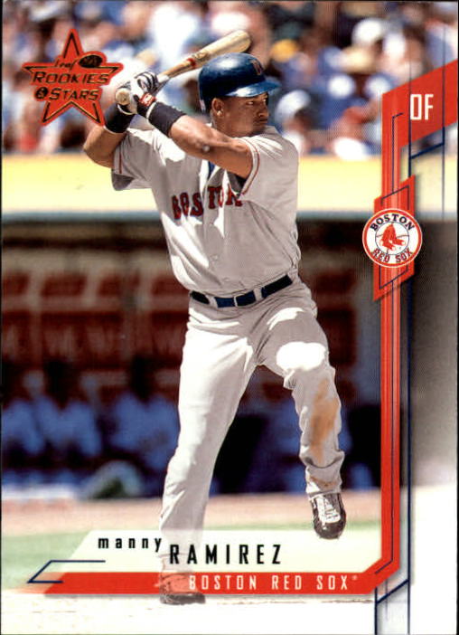 2001 Leaf Rookies and Stars #24 Manny Ramirez Sox