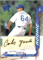 2001 Leaf Rookies and Stars Autographs #122 Carlos Garcia/250 *