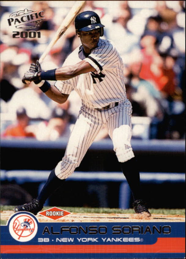 2001 Pacific #478 Alfonso Soriano
