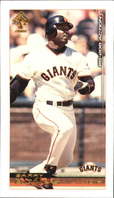 2001 Private Stock PS-206 Action #51 Barry Bonds