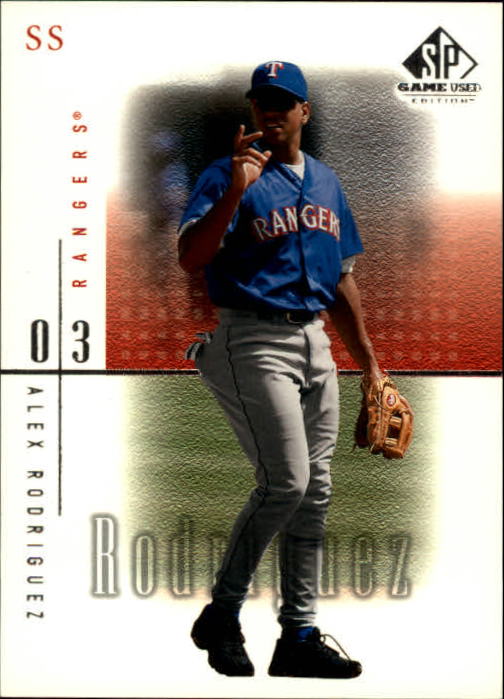 2001 SP Game Used Edition #15 Alex Rodriguez