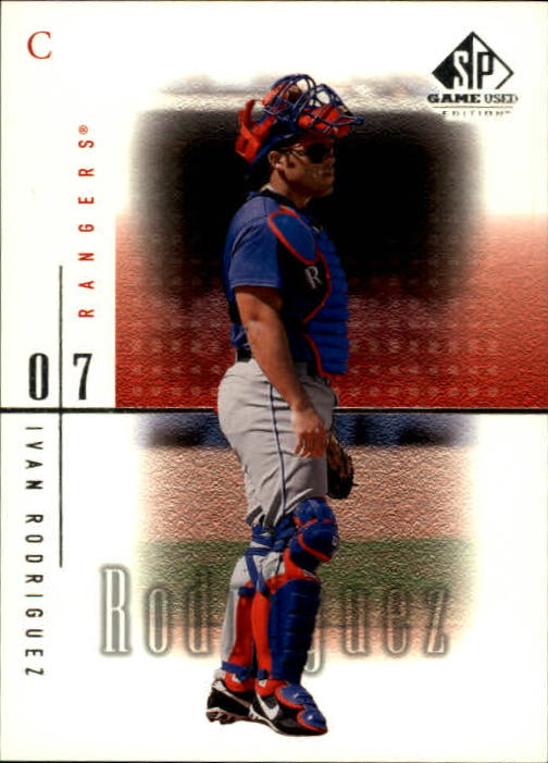 2001 SP Game Used Edition #17 Ivan Rodriguez