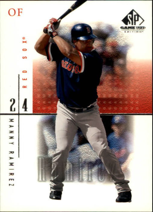 2001 SP Game Used Edition #18 Manny Ramirez Sox