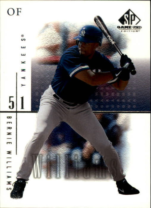 2001 SP Game Used Edition #28 Bernie Williams