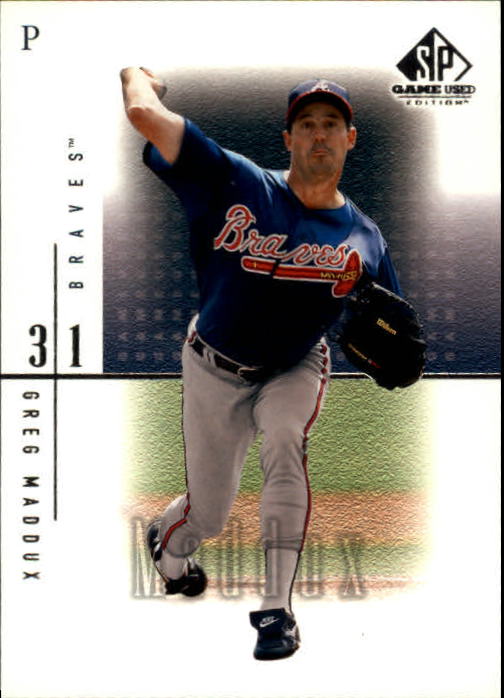 2001 SP Game Used Edition #34 Greg Maddux