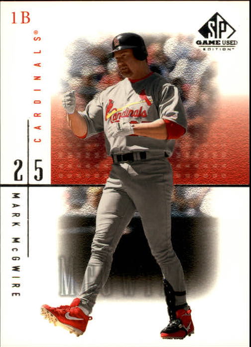 2001 SP Game Used Edition #36 Mark McGwire
