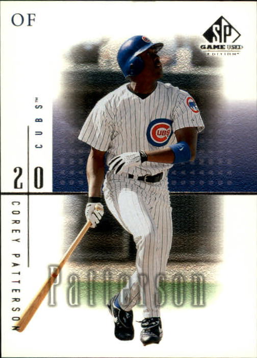 2001 SP Game Used Edition #39 Corey Patterson