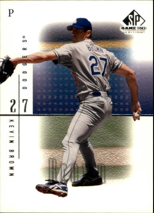 2001 SP Game Used Edition #44 Kevin Brown