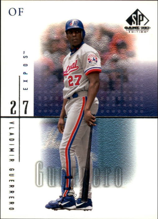 2001 SP Game Used Edition #45 Vladimir Guerrero