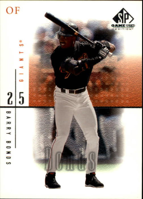 2001 SP Game Used Edition #46 Barry Bonds