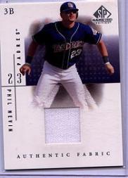 2001 SP Game Used Edition Authentic Fabric #PN Phil Nevin