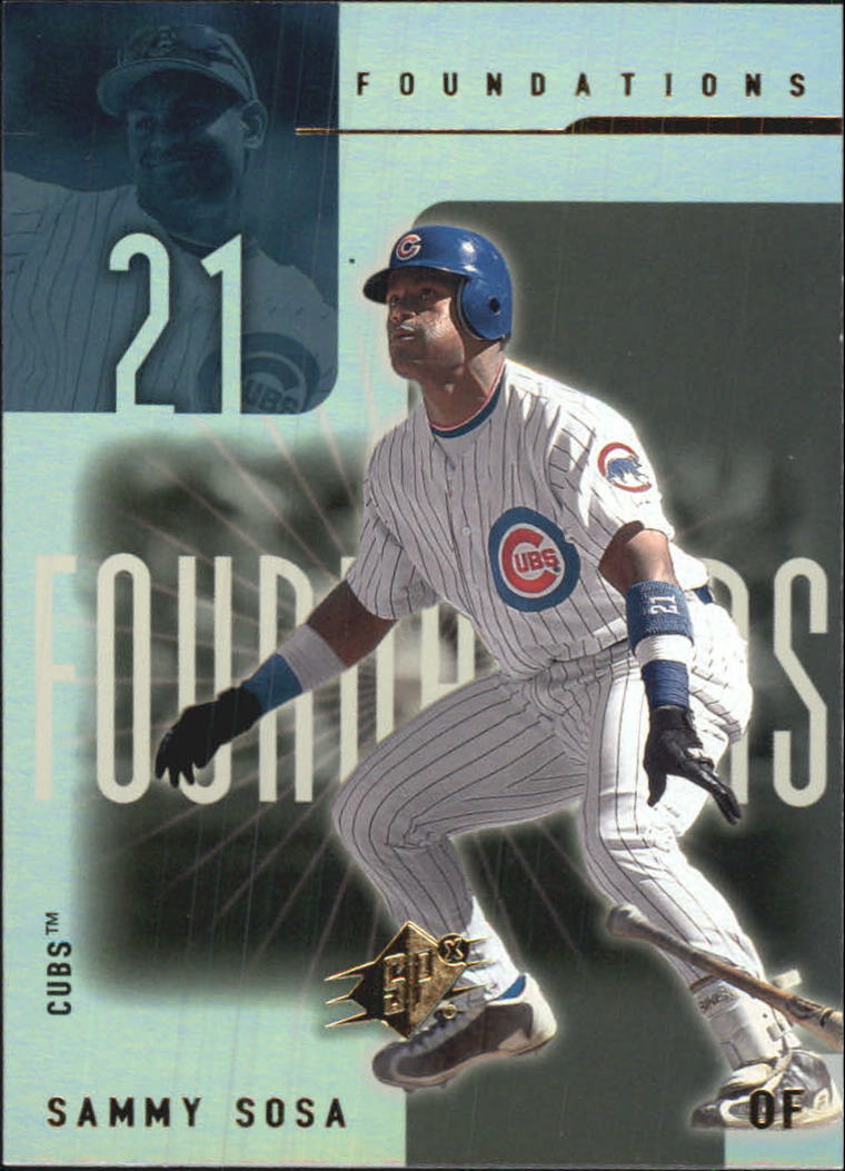 2001 SPx Foundations #F10 Sammy Sosa