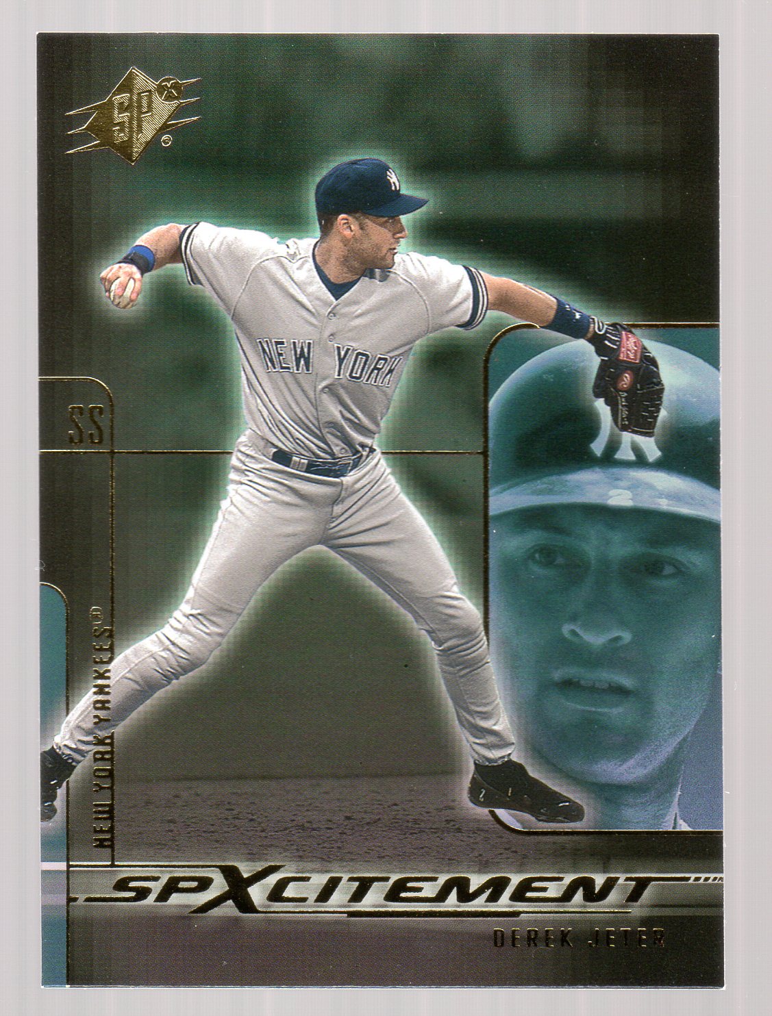 2001 SPx SPXcitement #X9 Derek Jeter