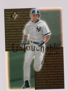 2001 SPx Untouchable Talents #UT6 Derek Jeter
