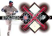 2001 SPx Winning Materials Ball-Base #BSS Sammy Sosa