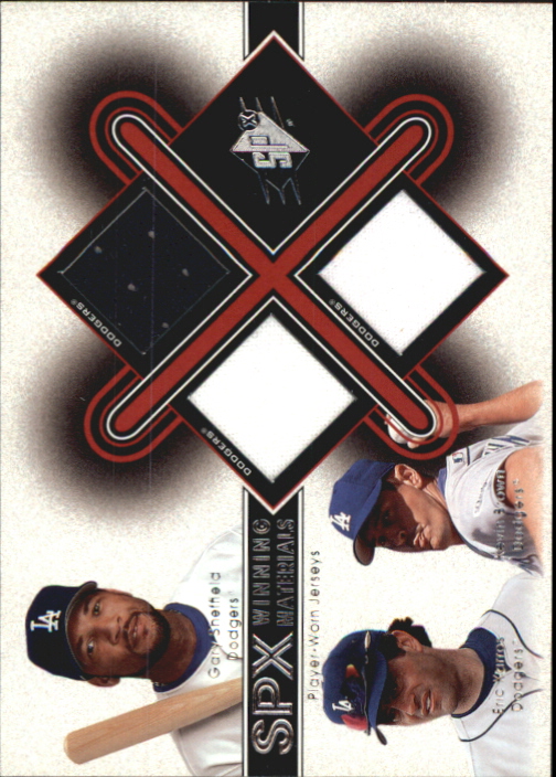 2001 SPx Winning Materials Update Trios #SKB Sheffield/Karros/K.Brown