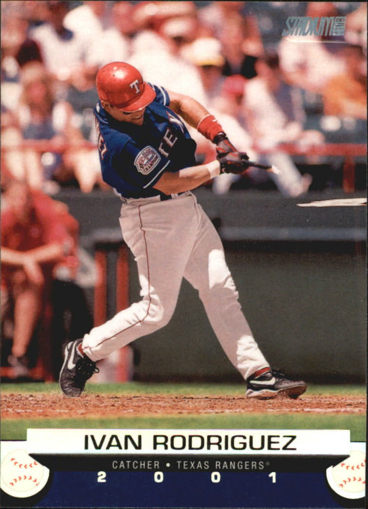 2001 Stadium Club #60 Ivan Rodriguez
