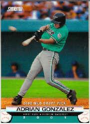 2001 Stadium Club #151 Adrian Gonzalez