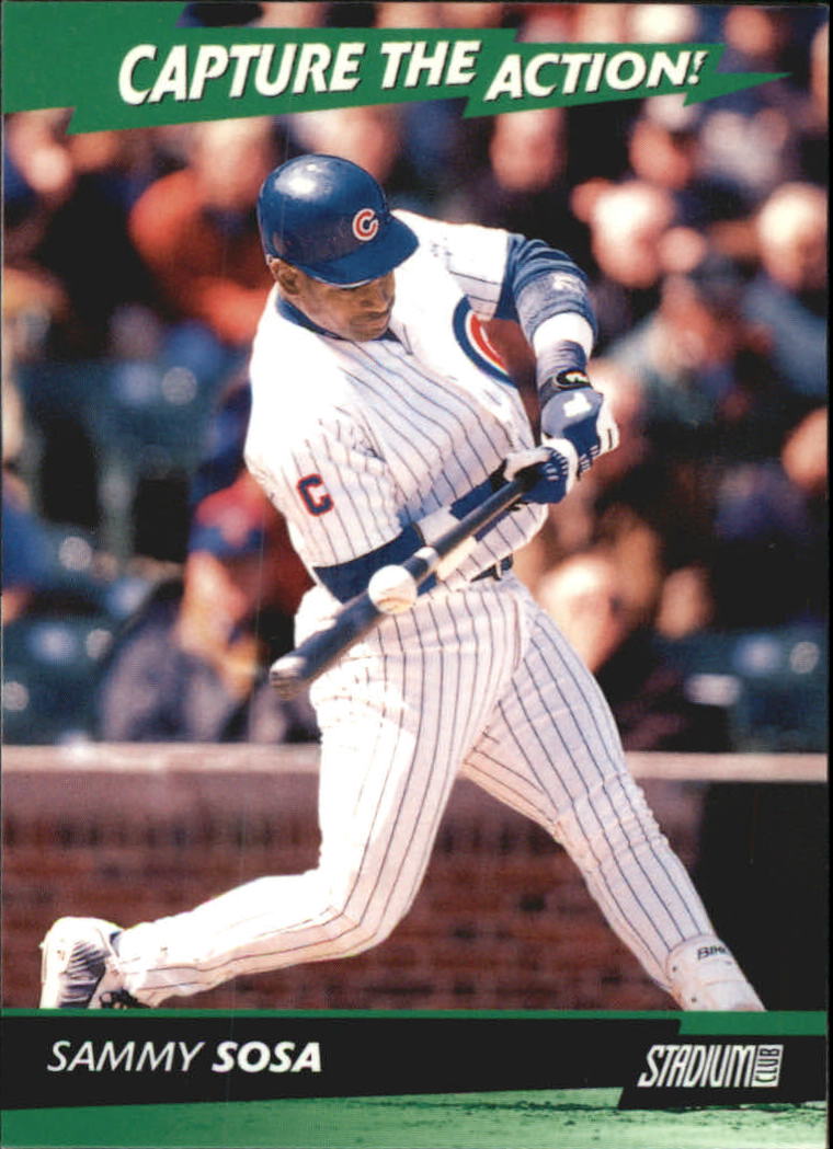 2001 Stadium Club Capture the Action #CA12 Sammy Sosa