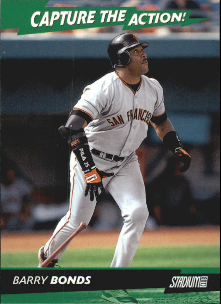 2001 Stadium Club Capture the Action #CA14 Barry Bonds