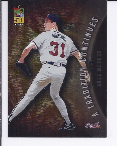 2001 Topps A Tradition Continues #TRC10 Greg Maddux