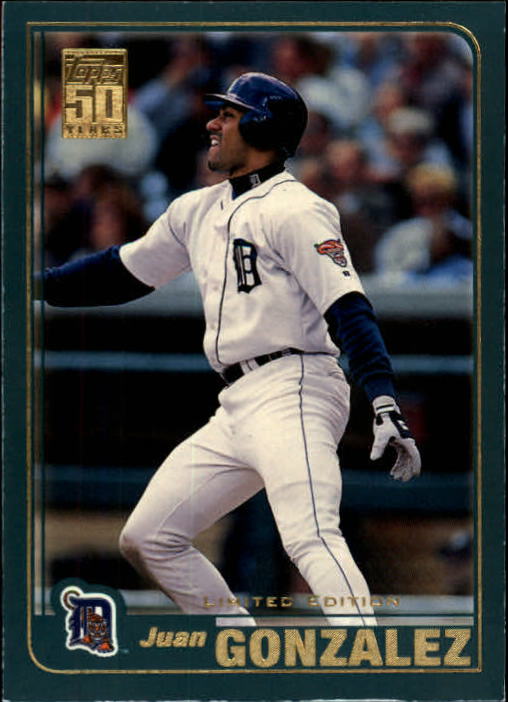 2001 Topps Limited #25 Juan Gonzalez