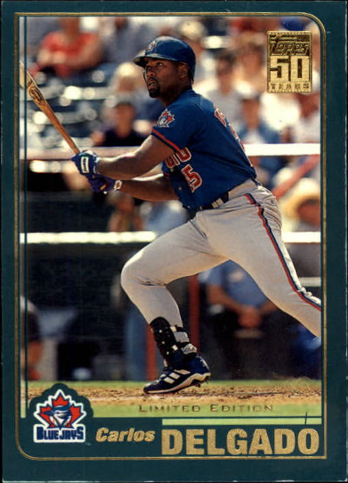 2001 Topps Limited #160 Carlos Delgado