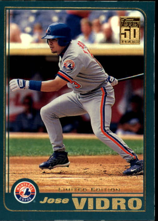 2001 Topps Limited #254 Jose Vidro