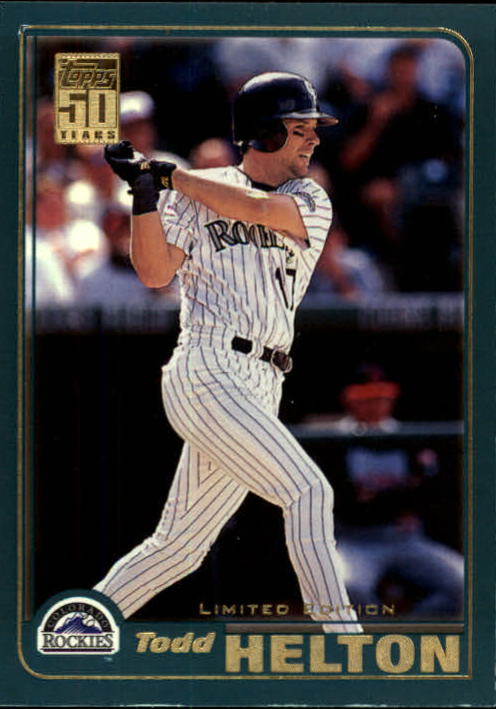 2001 Topps Limited #255 Todd Helton