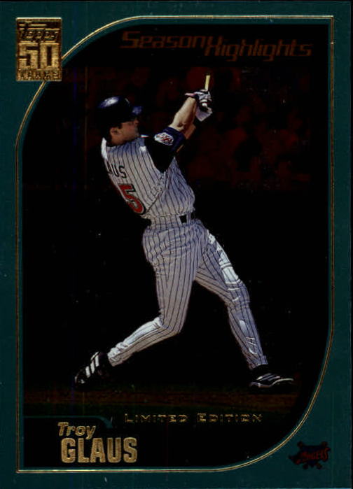 2001 Topps Limited #390 Troy Glaus SH