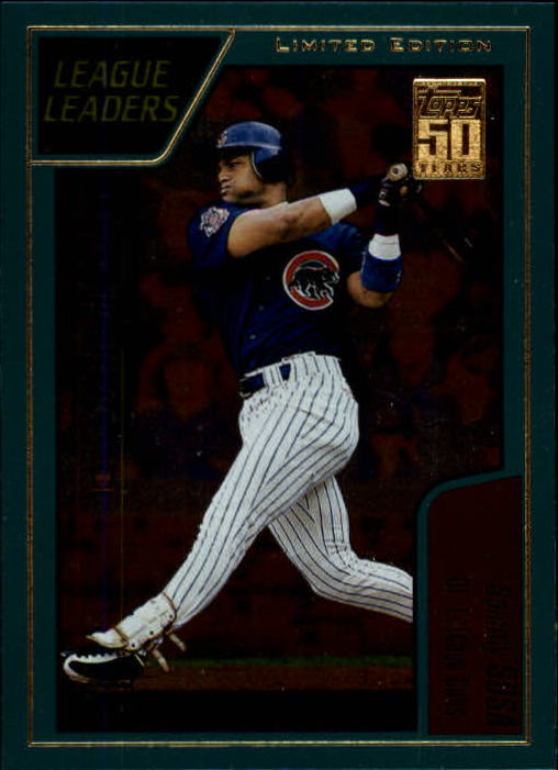 2001 Topps Limited #392 S.Sosa/T.Glaus LL