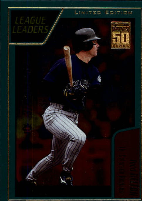 2001 Topps Limited #394 T.Helton/N.Garicaparra LL