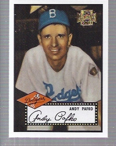 2001 Topps Archives #11 Andy Pafko 52