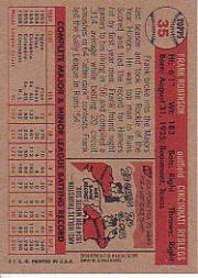 2001 Topps Archives #30 Frank Robinson 57 back image