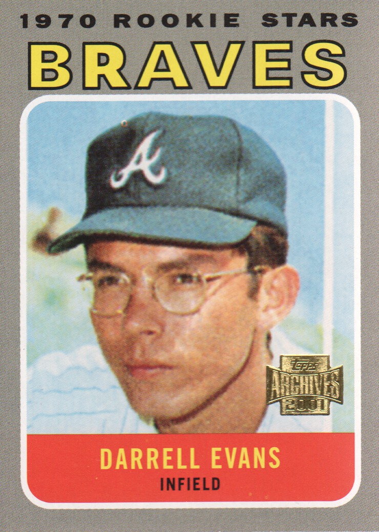 2001 Topps Archives #63 Darrell Evans 70