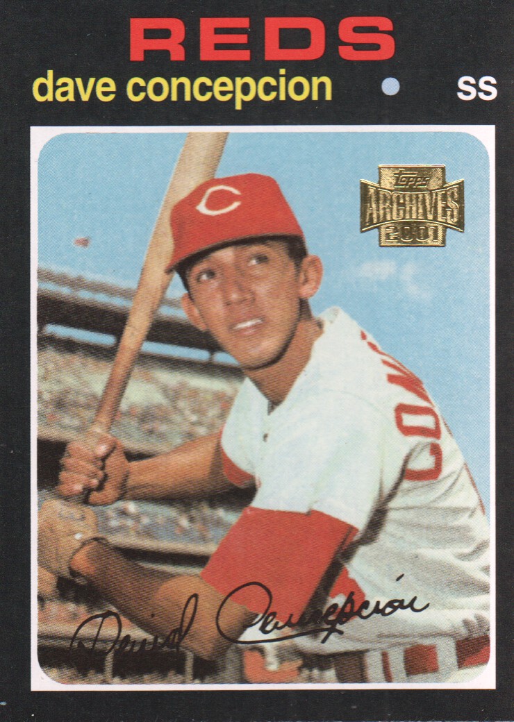 2001 Topps Archives #64 David Concepcion 71