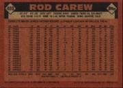 2001 Topps Archives #151 Rod Carew 86 back image